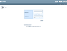 Tablet Screenshot of pestec.pestconnect.com